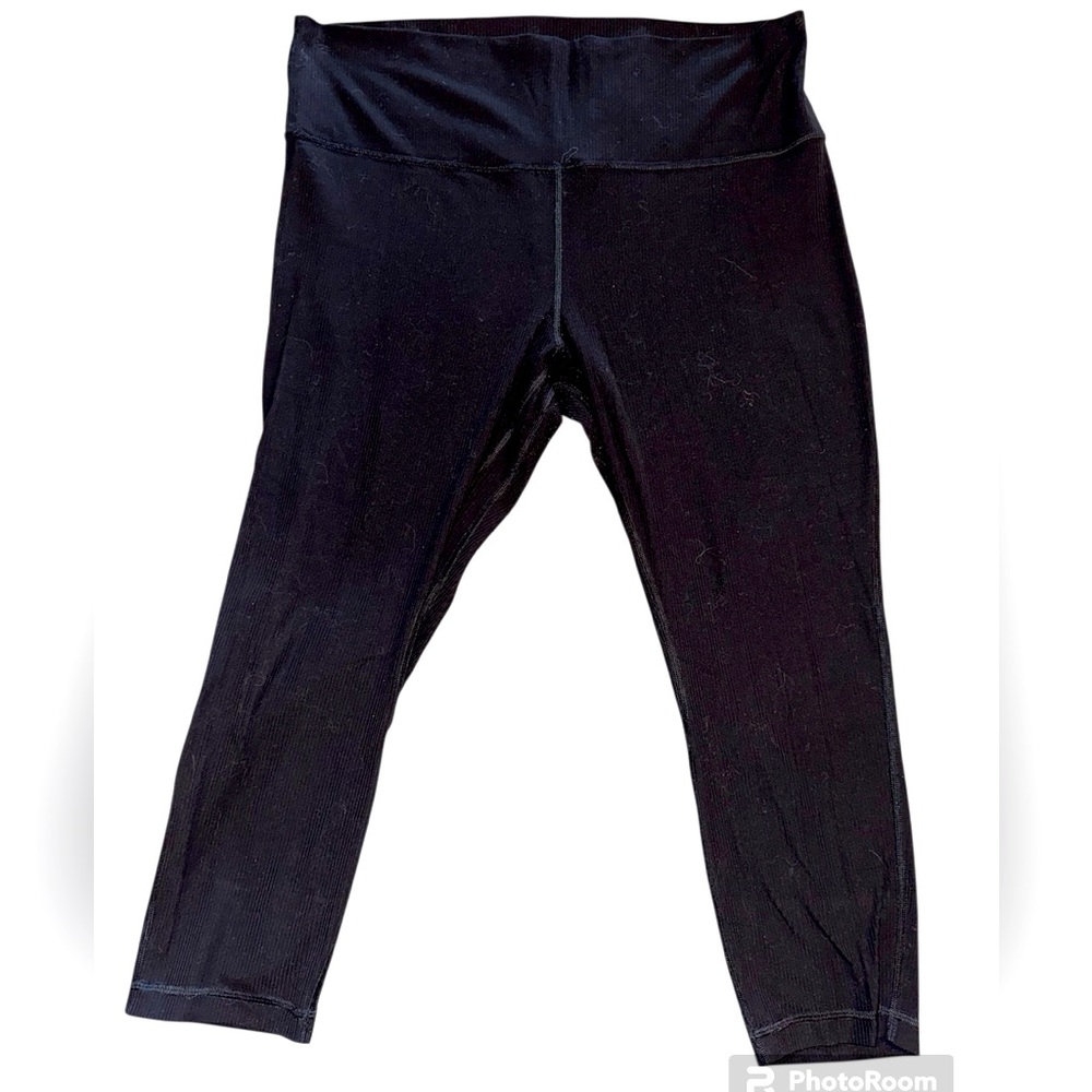 Lululemon Align Black Ribbed - Size 18